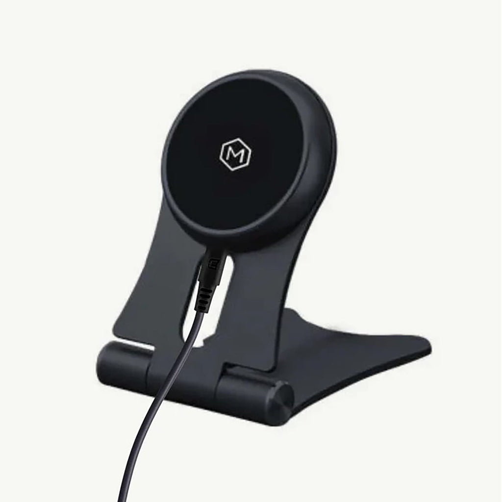 MightyMount - Support de Téléphone Magnétique Magsafe avec Chargeur Sans-Fil, Noir