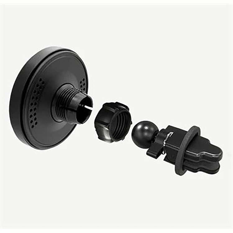 MightyMount - Support de Téléphone Magnétique Magsafe avec Chargeur Sans-Fil pour Grille d'aération de Voiture, Noir - Simple Boutique