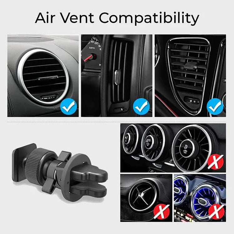 MightyMount - Support de Téléphone Magnétique Magsafe pour Grille de Ventillation de Voiture, Noir - Simple Boutique