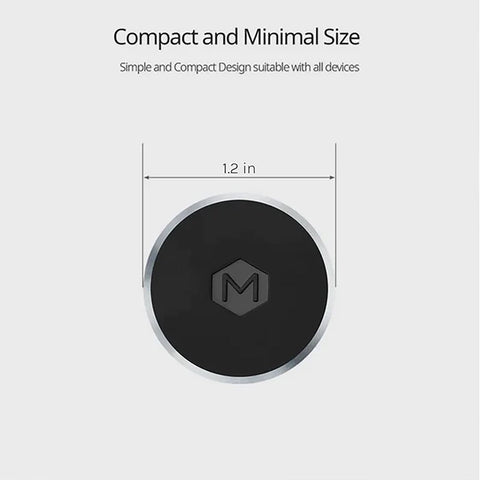 MightyMount - Support de Téléphone Magnétique pour Tableau de Bord de Voiture, Noir