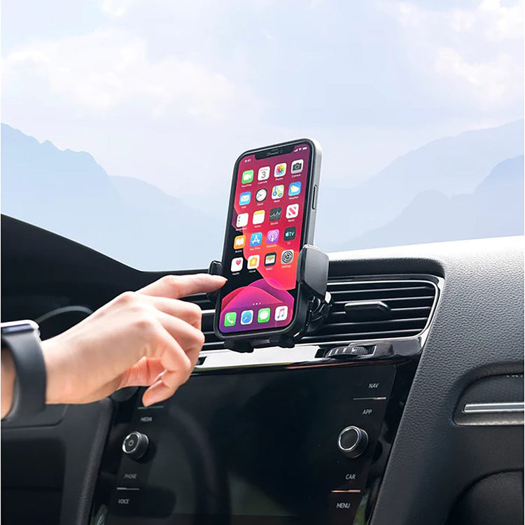 MightyMount - Support de Téléphone pour Grille d'aération de Voiture, Noir - Simple Boutique