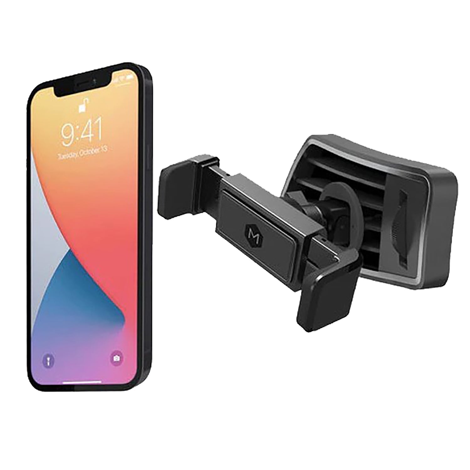MightyMount - Support de Téléphone pour Grille d'aération de Voiture, Noir - Simple Boutique