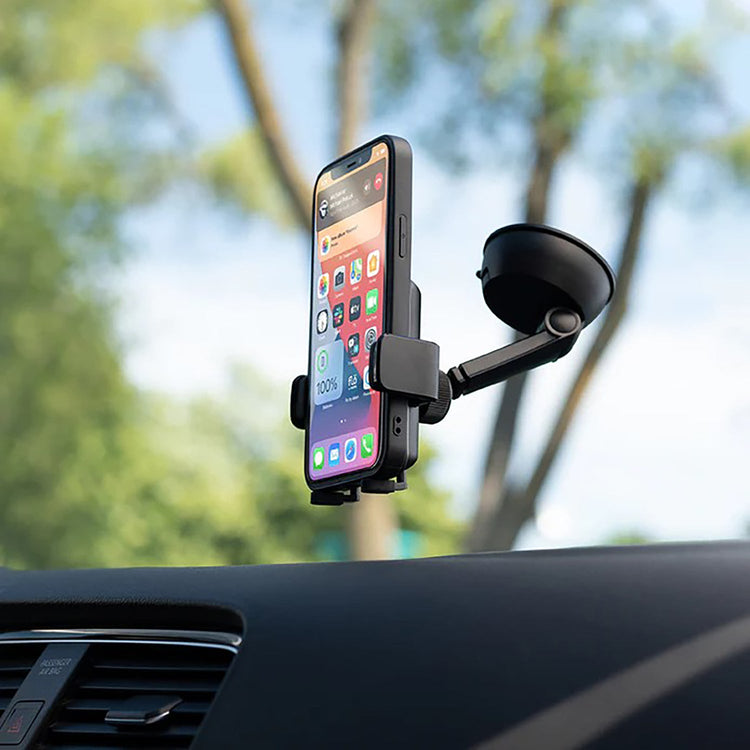 MightyMount - Support de Téléphone pour Tableau de Bord ou Parre-brise de Voiture, Noir - Simple Boutique