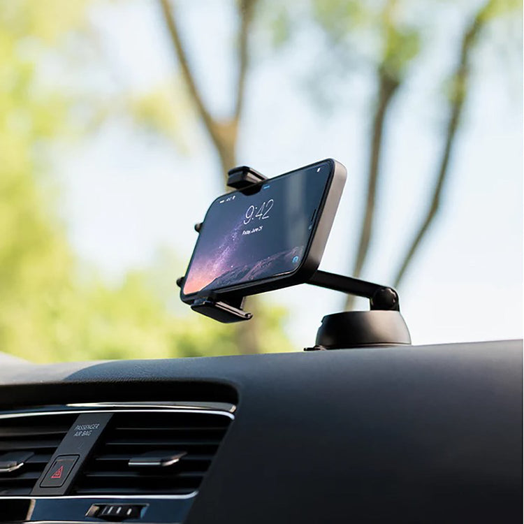 MightyMount - Support de Téléphone pour Tableau de Bord ou Parre-brise de Voiture, Noir - Simple Boutique