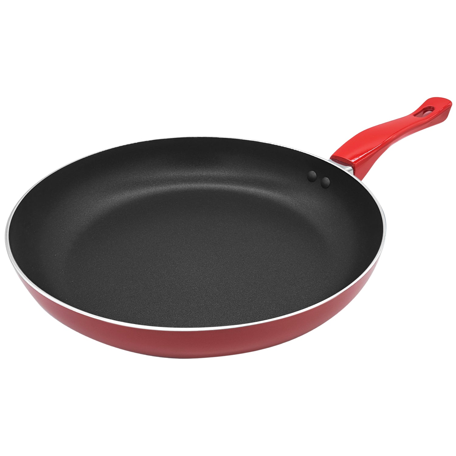 Mirage Grande Poêle à Frire Antiadhésive 11 po en Aluminium, Rouge - Simple Boutique