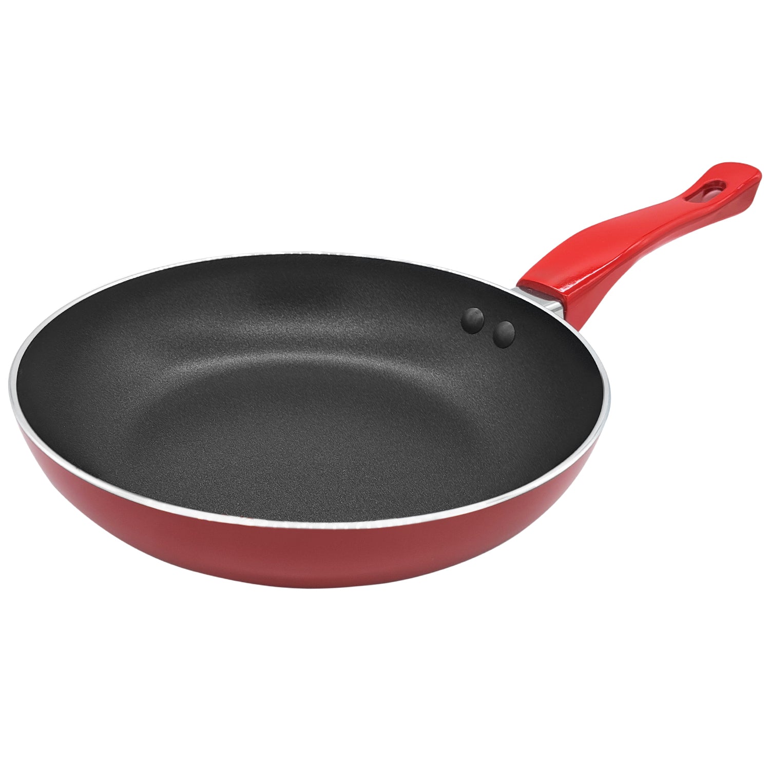 Mirage Poêle à Frire Antiadhésive 8 po en Aluminium, Rouge - Simple Boutique