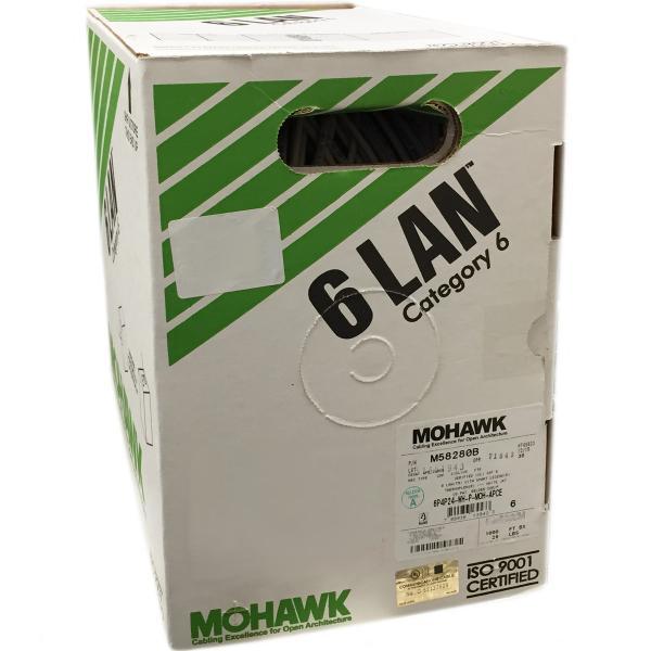 Mohawk Câble Réseau Cat6 UTP Solide 550 MHz, CMR, Blanc, Bobine de 1000 pieds - Simple Boutique
