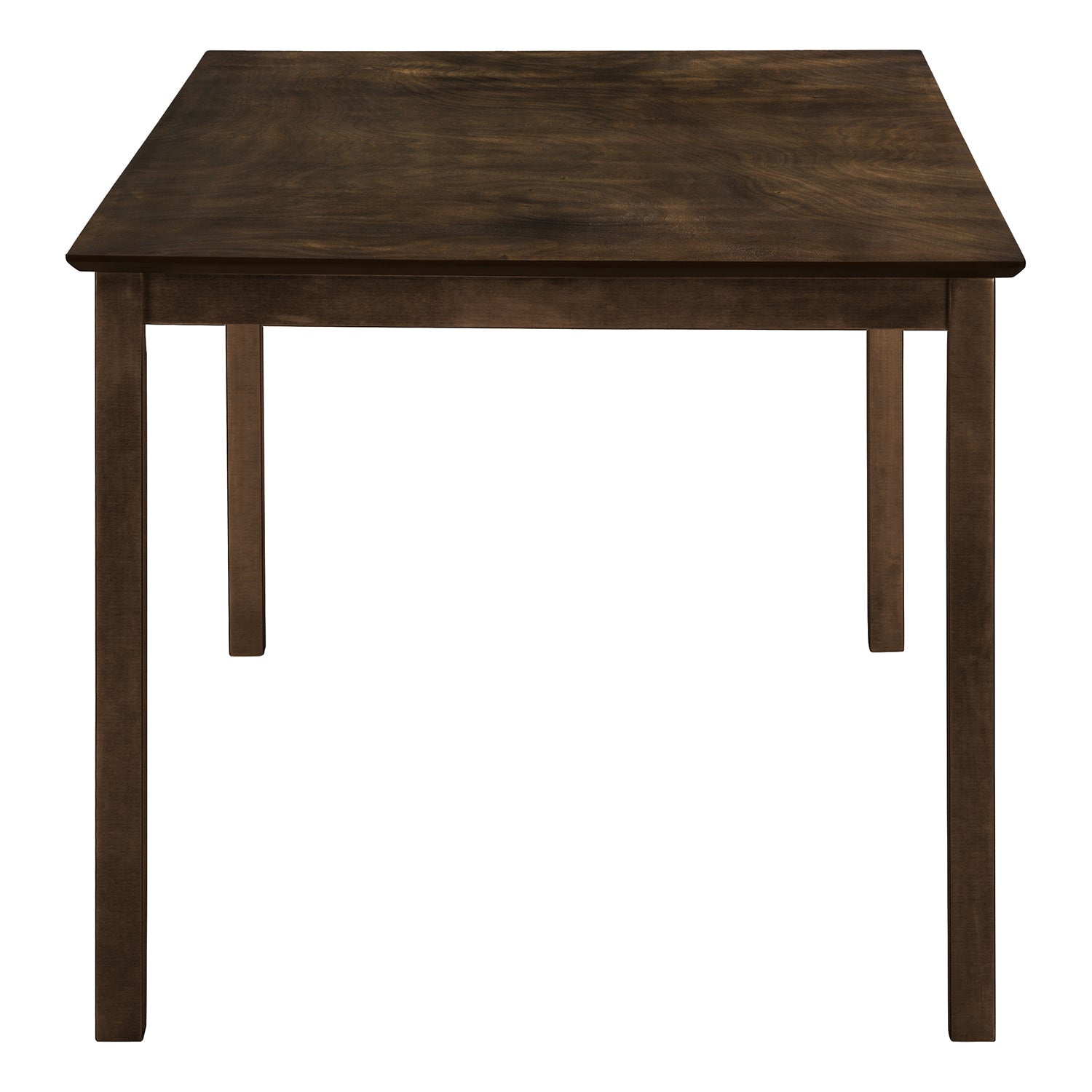 Monarch Specialties I 1302 - Table A Manger, 60" Rectangulaire, Cuisine, Salle À Manger, Veneer Marron, Jambes En Bois, Transitionnel - Simple Boutique