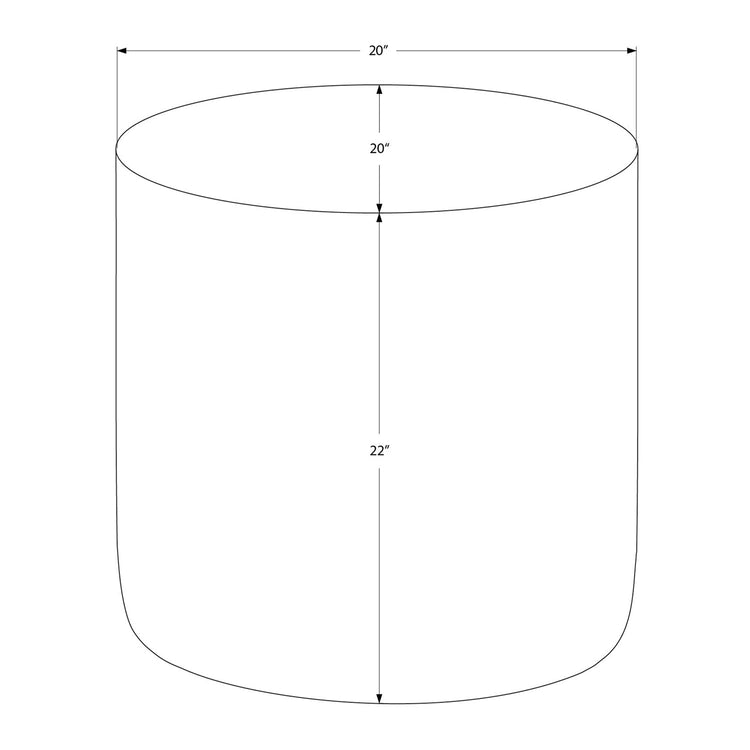 Monarch Specialties I 3907 - Table D'appoint, Tambour, Côté, Bout, Table De Nuit, Lampe, Salon, Chambre À Coucher, Métal D'or, Contemporain, Moderne - Simple Boutique