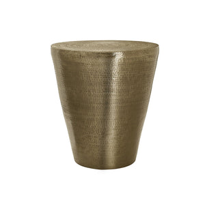 Monarch Specialties I 3923 - Table D'appoint, Tambour, Côté, Bout, Table De Nuit, Lampe, Salon, Chambre À Coucher, Métal D'or, Contemporain, Moderne - Simple Boutique