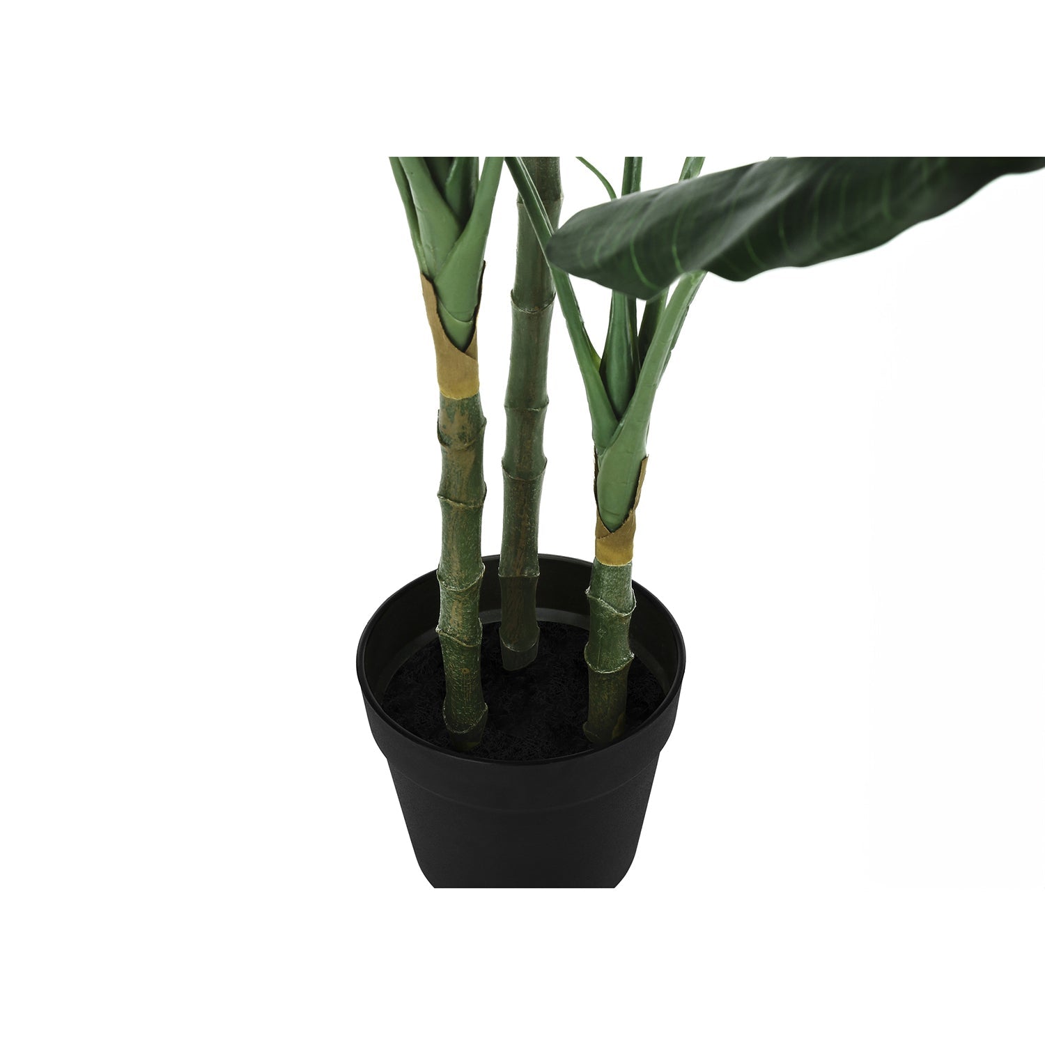 Monarch Specialties I 9512 - Plante Artificielle, 42" De Haut, Arbre À Feuilles Persistantes, Intérieur, Faux, Faux, Étage, Verdure, Mis En Pot, Décoratif, Feuilles Vertes, Pot Noir - Simple Boutique