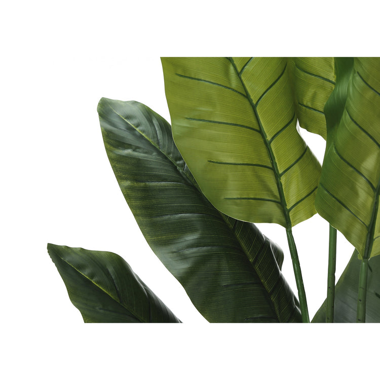 Monarch Specialties I 9545 - Plante Artificielle, 59" De Haut, Arbre Strelitzia, Intérieur, Faux, Faux, Étage, Verdure, Mis En Pot, Vraie Touche, Décoratif, Feuilles Vertes, Pot Noir - Simple Boutique