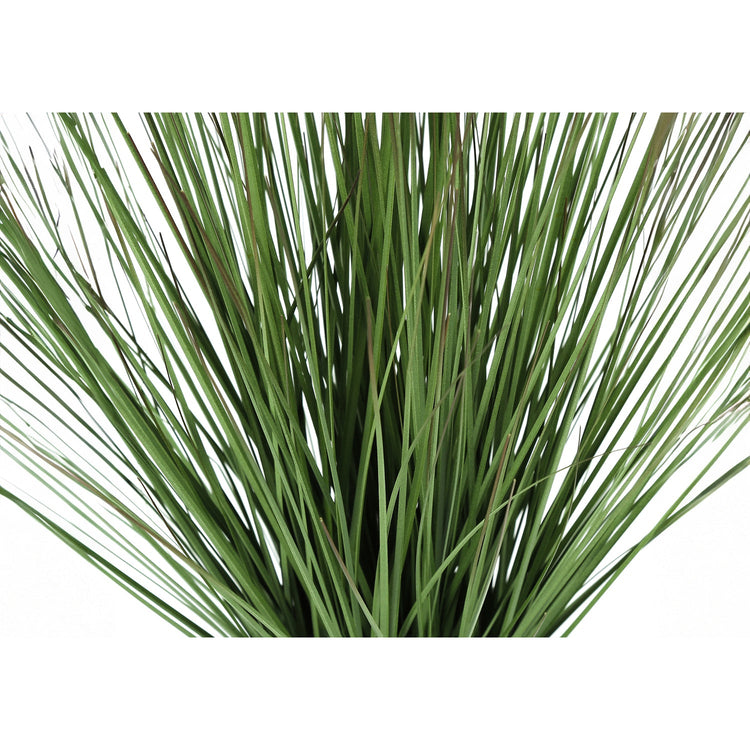 Monarch Specialties I 9574 - Plante Artificielle, 21" De Haut, Gazon, Intérieur, Faux, Faux, Tableau, Verdure, Mis En Pot, Vraie Touche, Décoratif, Herbe Verte, Pot Blanc - Simple Boutique