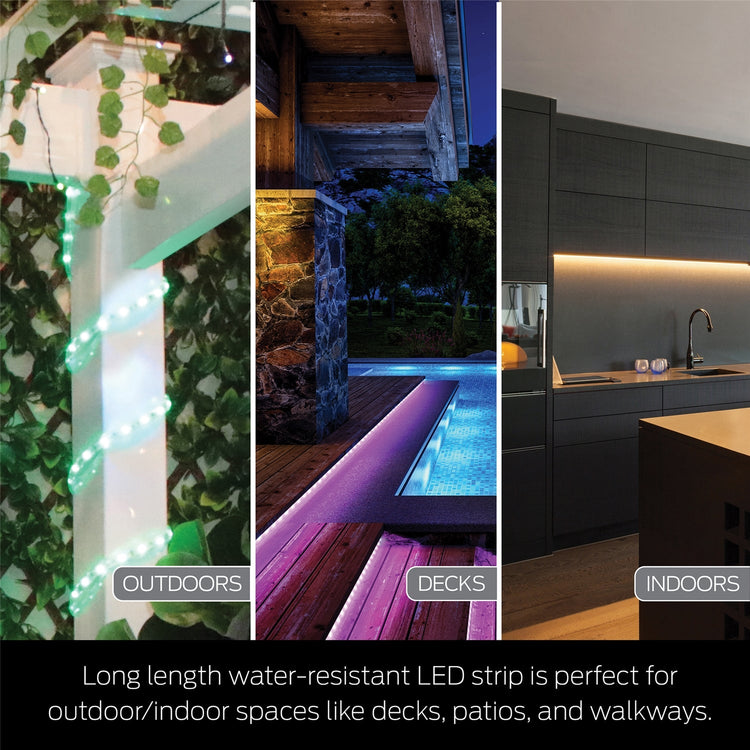 Monster - Bande LED Intérieur/Extérieur, Longeur de 10 Mètres, Controle Wi-Fi, Clips de Montage Standard - Simple Boutique