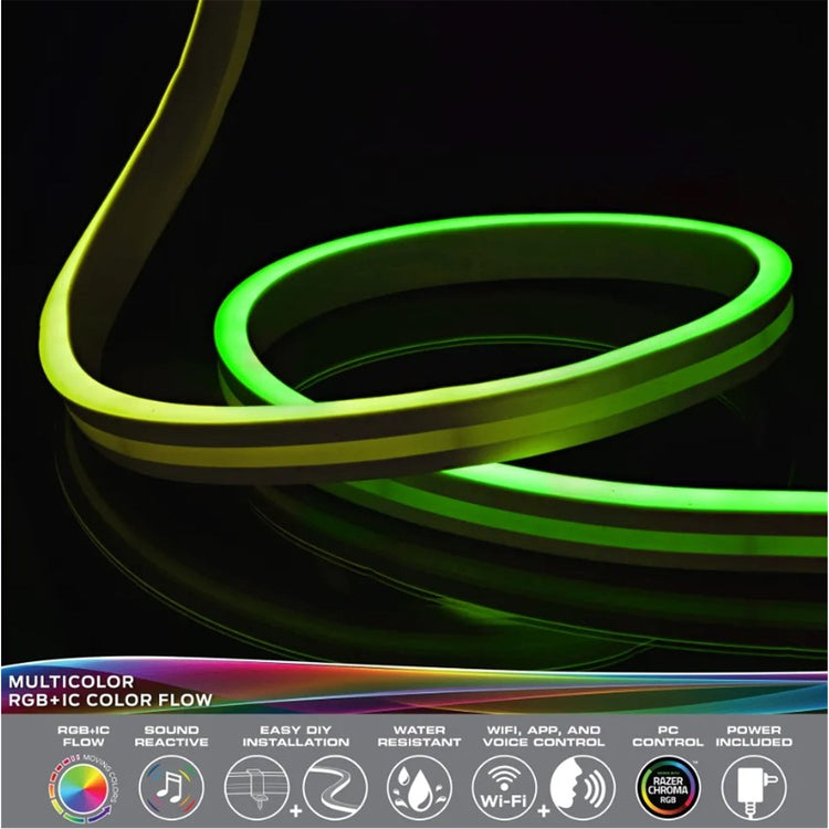 Monster - Bande Lumineuse LED Intelligente Intérieur/Extérieur, Longeur de 5 Mètres, Design Flexible - Simple Boutique