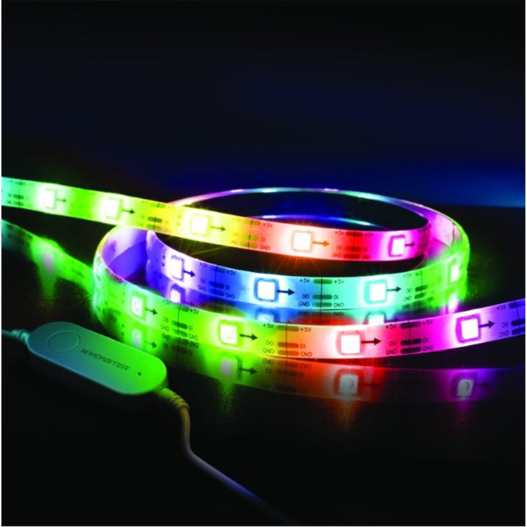 Monster - Bande Lumineuse LED Intelligente, Longeur de 5 Mètres, Réactif au Son - Simple Boutique