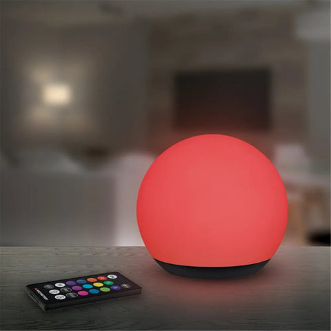 Monster - Mini Globe de Lumière LED Intérieur/Extérieur, Batterie Rechargeable, Télécommande Incluse