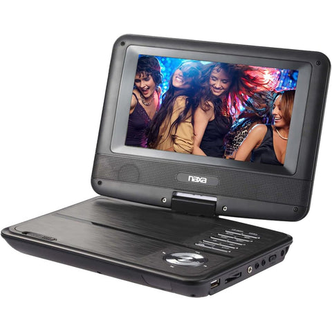 Naxa - Lecteur DVD Portable Avec Écran LCD Rotatif de 7