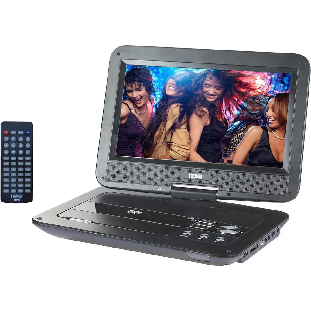 Naxa - Lecteur DVD Portable avec Écran Rotatif de 10