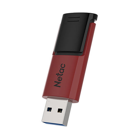 Netac - Clé USB 3.0 Rétractable, Capacité de 32 GO, Rouge