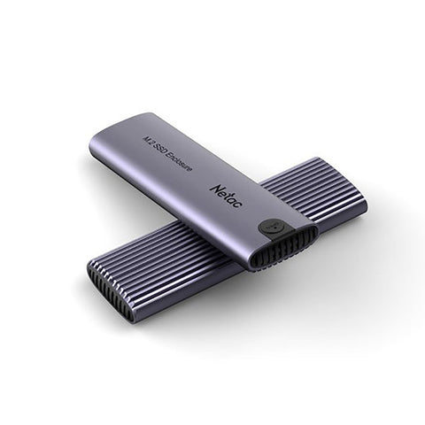 Netac - Ensemble de SSD et Boitier Externe USB 3.2, Capacité de 1 TO avec Câble USB-A et USB-C