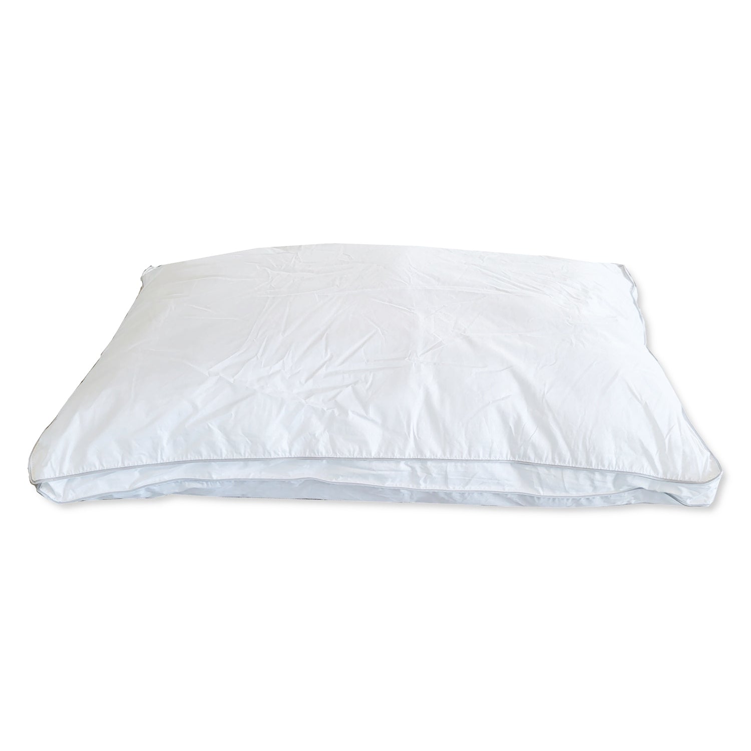 Oreiller 100% Fibres Micro Gel, Enveloppe en coton, Grandeur Standard, Fabriqué au Canada - Simple Boutique