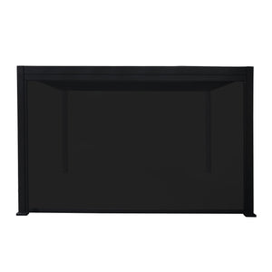 Panneau Rétractable pour Pergola Luméa ou Mélia, Côté 13', Noir - Simple Boutique