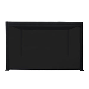 Panneau Rétractable pour Pergola Melia, Côté 10', Noir - Simple Boutique