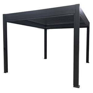 Pergola 10' x 13' Louvre Glendale, Cadre en Aluminium Résistant à la Rouille - Simple Boutique