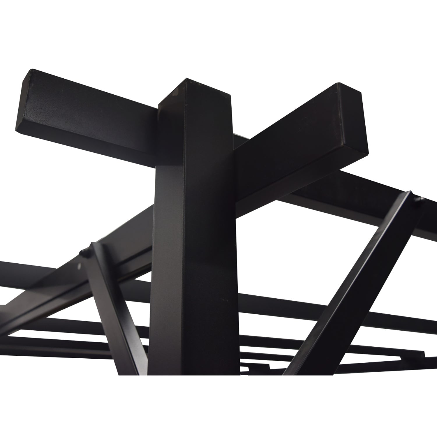 Pergola San Luis 10'x10' avec Toit Retractable, Noir - Simple Boutique