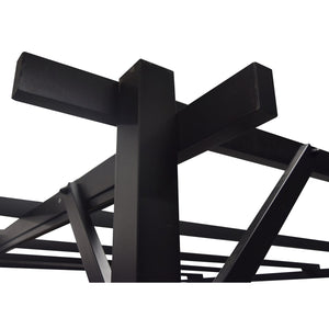 Pergola San Luis 10'x10' avec Toit Retractable, Noir - Simple Boutique