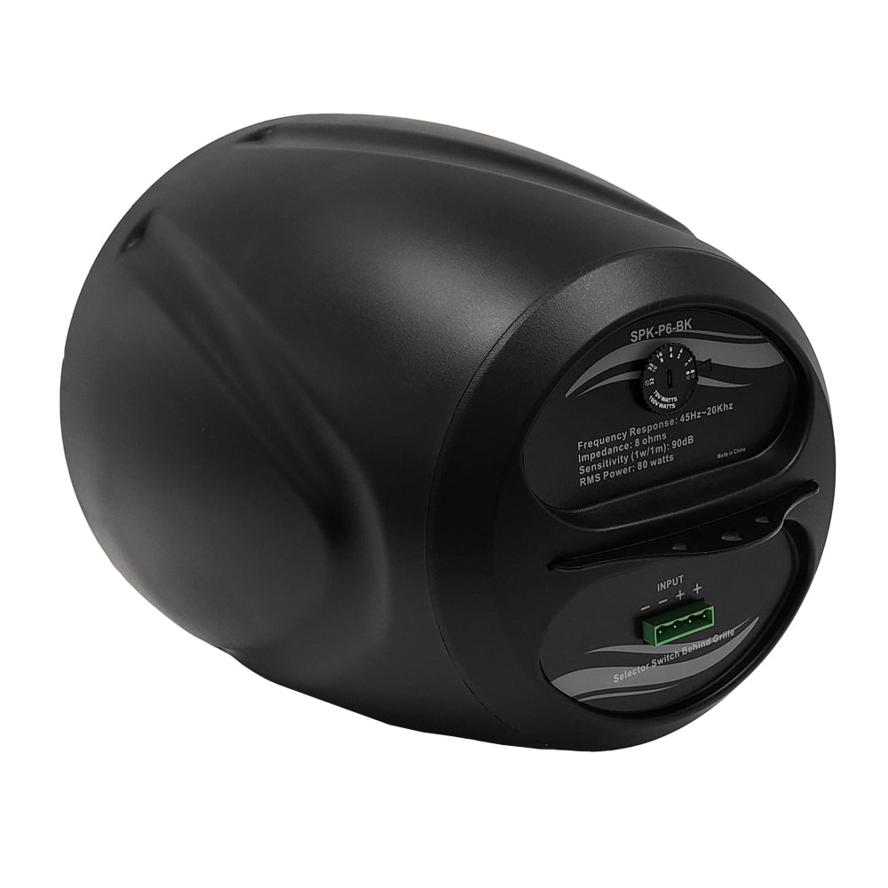 Phantom Haut-Parleur Suspendu 6.5 pouces 160 Watts 8 Ohms ou 70v/100v Noir - Simple Boutique
