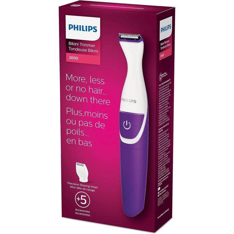 Philips BikiniGenie BRT383/50 – Tondeuse bikini sans fil pour femme - Simple Boutique