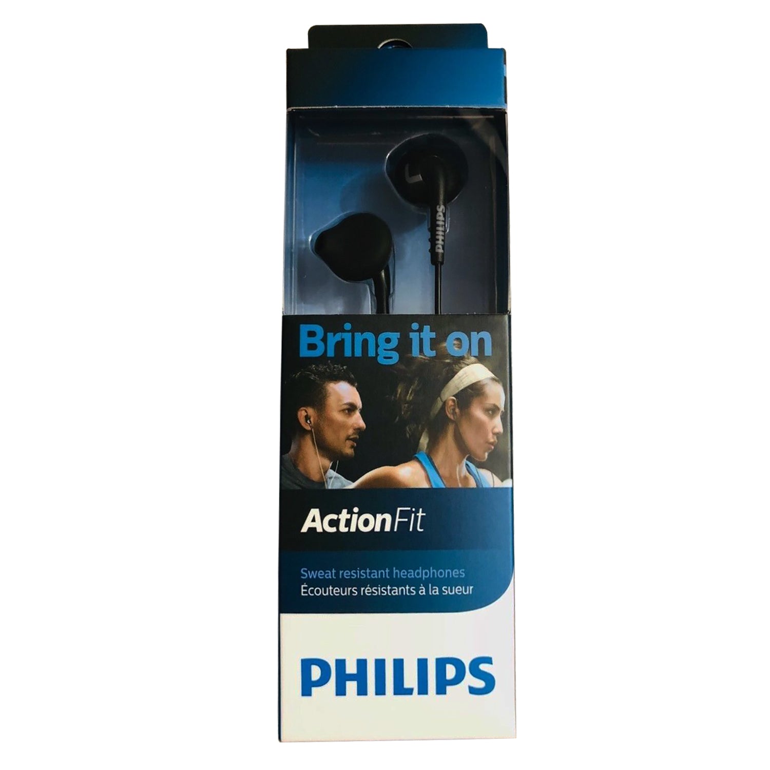 Philips - Écouteurs Intra-Auriculaire Filaire ActionFit, Noir - Simple Boutique