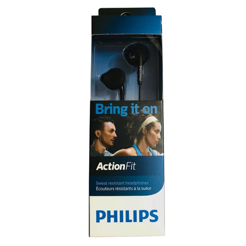 Philips - Écouteurs Intra-Auriculaire Filaire ActionFit, Noir
