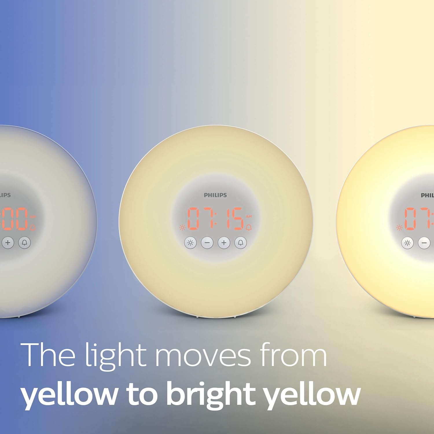 Philips - Lampe de Réveil, Simulation du Lever du Soleil, 10 Réglages d'éclairage, Blanc - Simple Boutique