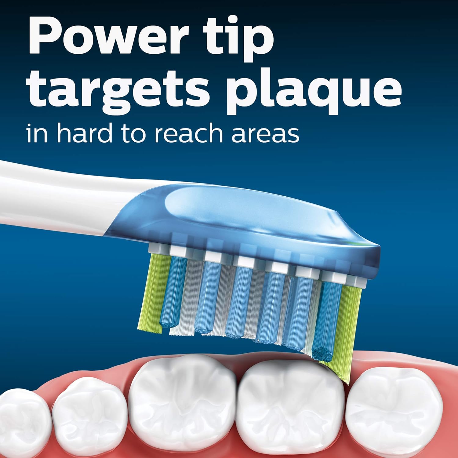 Philips - Lot de 2 Recharges pour Brosse à Dent Électrique, C3 Élimination de la Plaque + Blanchiment - Simple Boutique