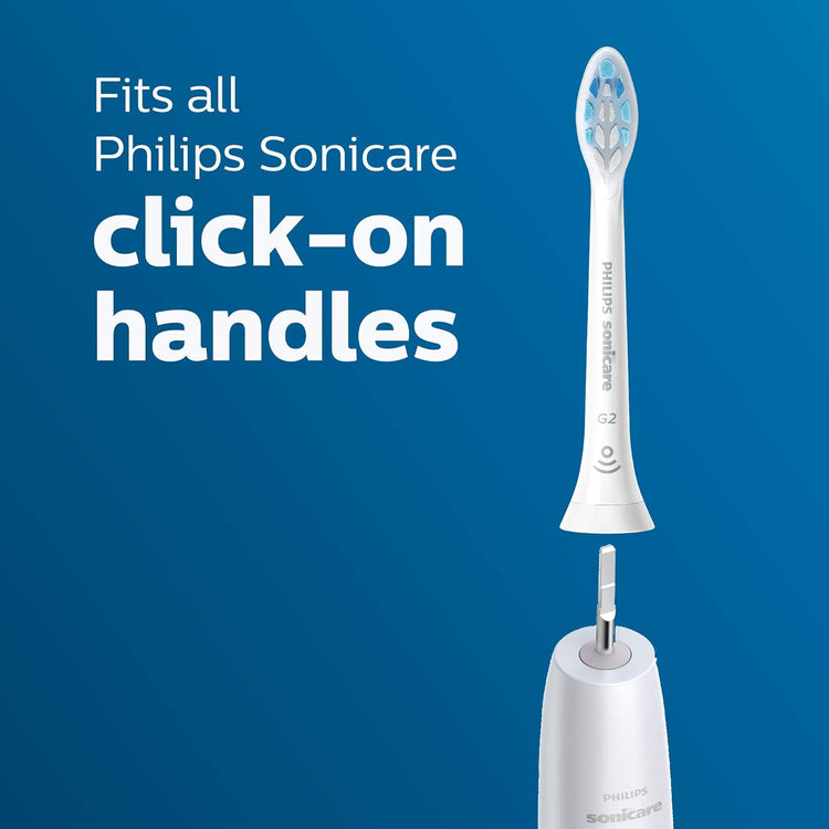Philips - Lot de 3 Recharges pour Brosse à Dent Électrique, G2 Soin Optimal des Gencives - Simple Boutique