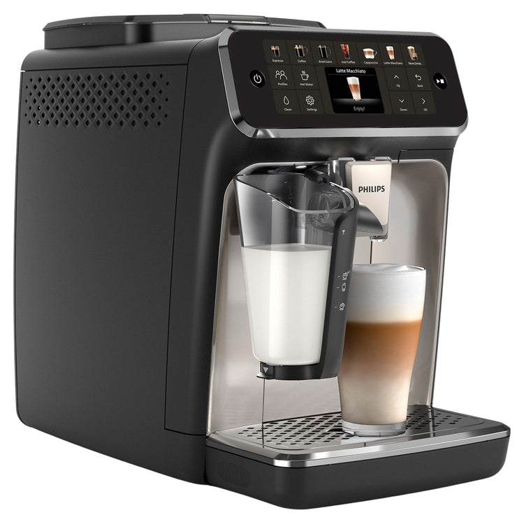 Philips - Machine à Expresso Automatique LatteGo 4400, 12 Choix de Boissons, Technologie SilentBrew - EP4447/90 - Simple Boutique