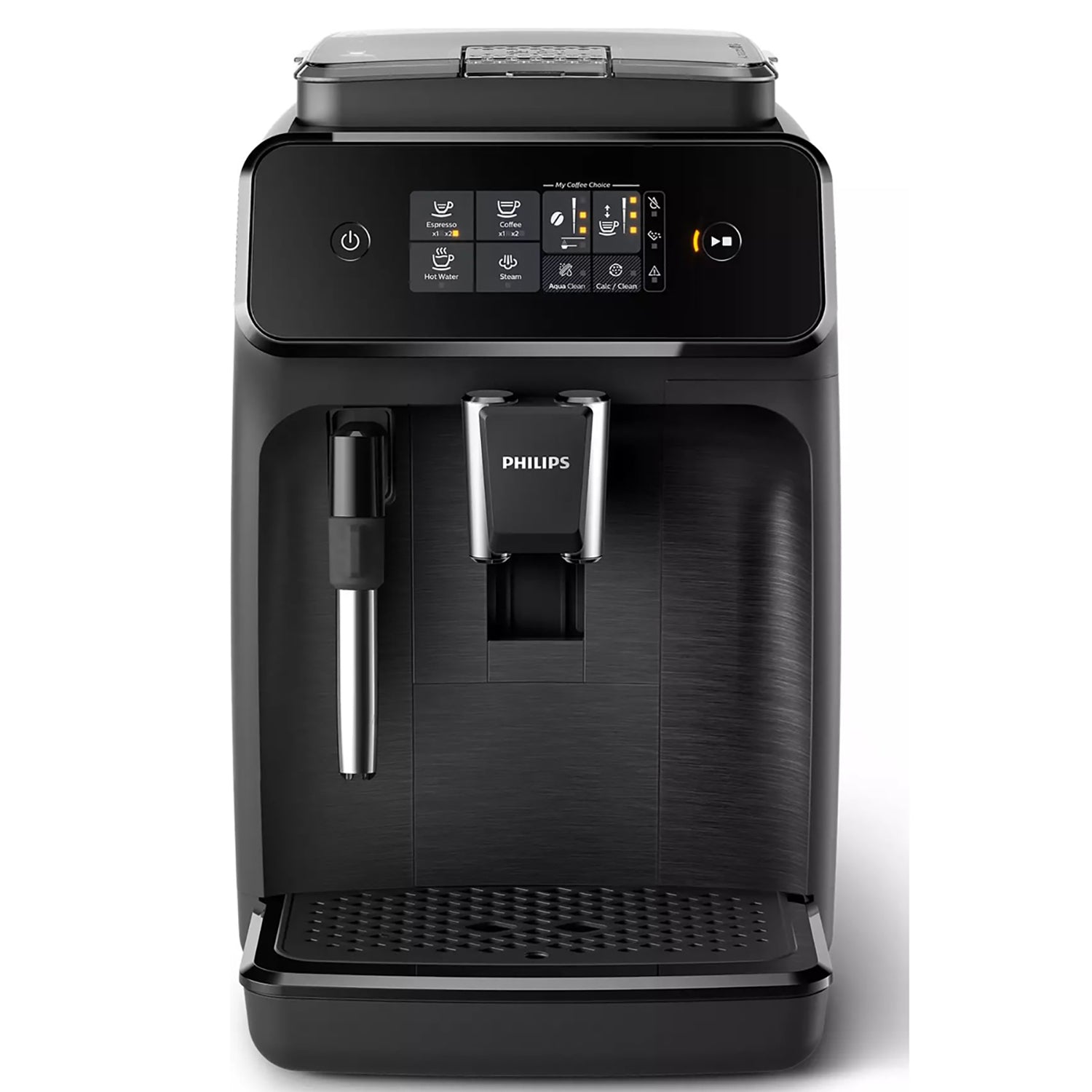 Philips - Machine à Expresso Automatique Serie 1200, 2 Choix de Boissons, Broyeur en Céramique - EP1220/04 - Simple Boutique