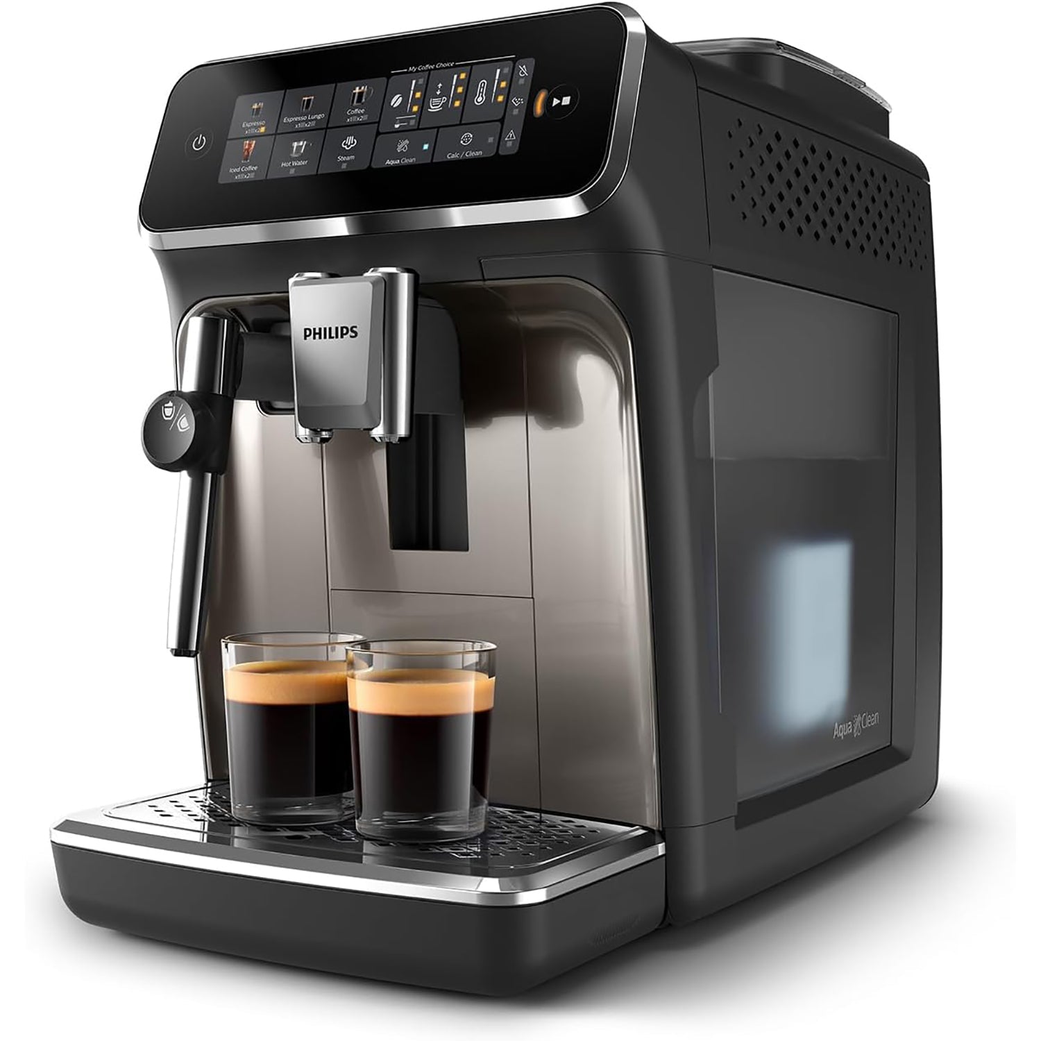 Philips - Machine à Expresso Automatique Serie 3300, 5 Choix de Boissons, Broyeur en Céramique - EP3326/90 - Simple Boutique