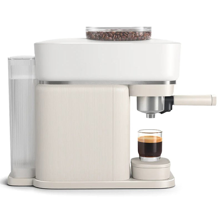 Philips - Machine à Expresso Baristina, 16 Bars de Pression, Mousseur à Lait Inclus, Blanc - BAR303/00 - Simple Boutique
