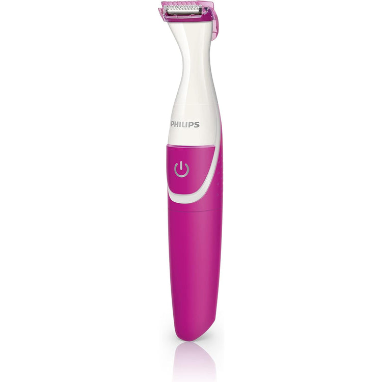 Philips - Tondeuse Bikini Sans-Fil pour Femme avec Accessoires et Étui de Transport, Rose - Simple Boutique