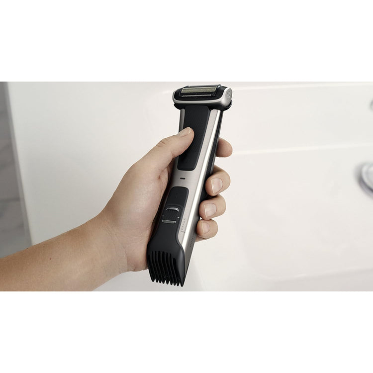 Philips - Tondeuse Personnelle Tout-en-Un pour Le Corps Série 7000, Étanche, Cinq Réglages de Longueur - Simple Boutique