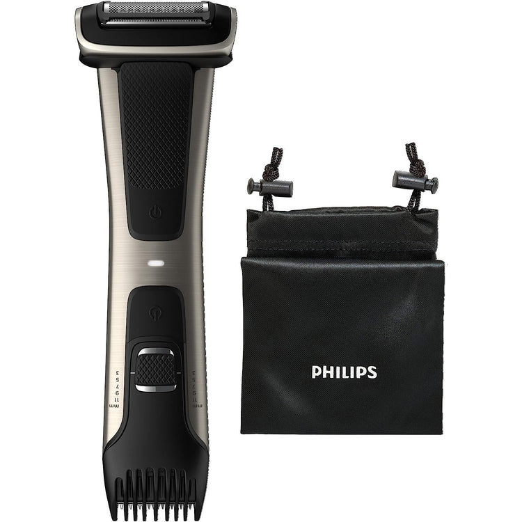 Philips - Tondeuse Personnelle Tout-en-Un pour Le Corps Série 7000, Étanche, Cinq Réglages de Longueur - Simple Boutique