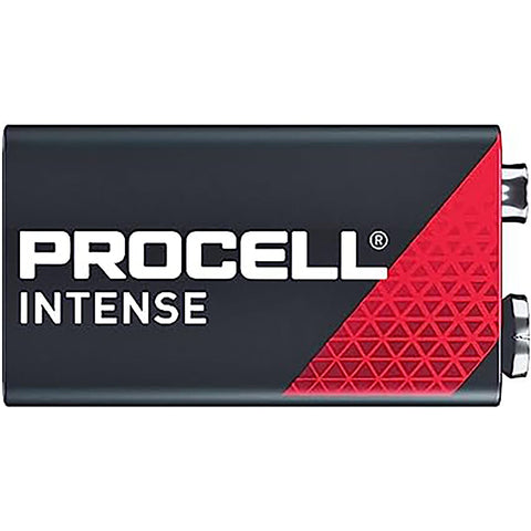Procell - Piles Alacalines Intense Power 9V, Emballage de 12