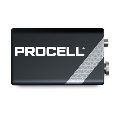 Procell - Piles Alcaline Industrielles 9V, Pour Appareils Professionnels, Emballage de 12