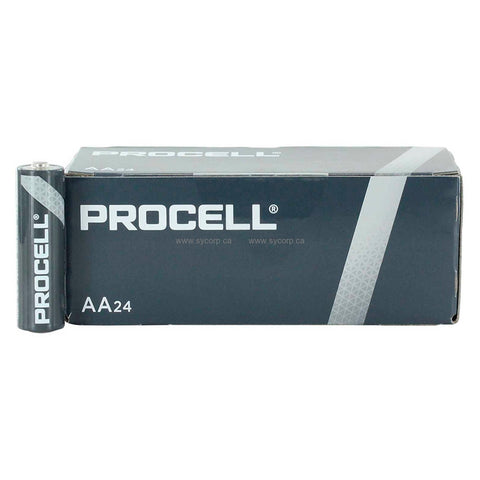 Procell - Piles Alcaline Industrielles AA, Pour Appareils Professionnels, Emballage de 24