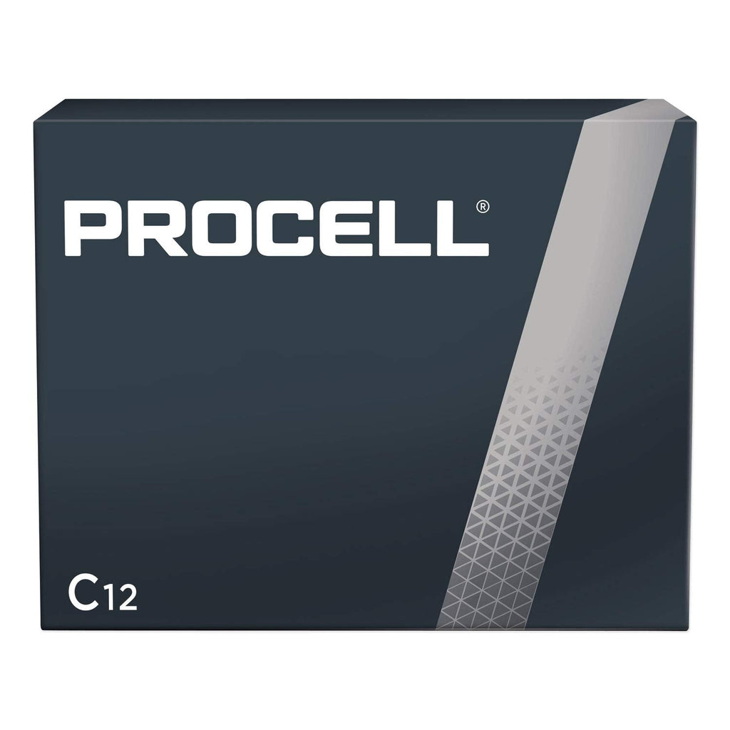 Procell - Piles Alcaline Industrielles C, Pour Appareils Professionnels, Emballage de 12