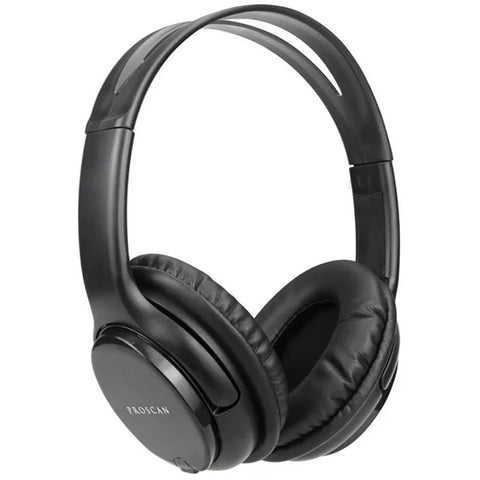 Proscan - Casque d'écoute Stéréo, Bluetooth, Avec Microphone et Télécommande Intégré, Noir